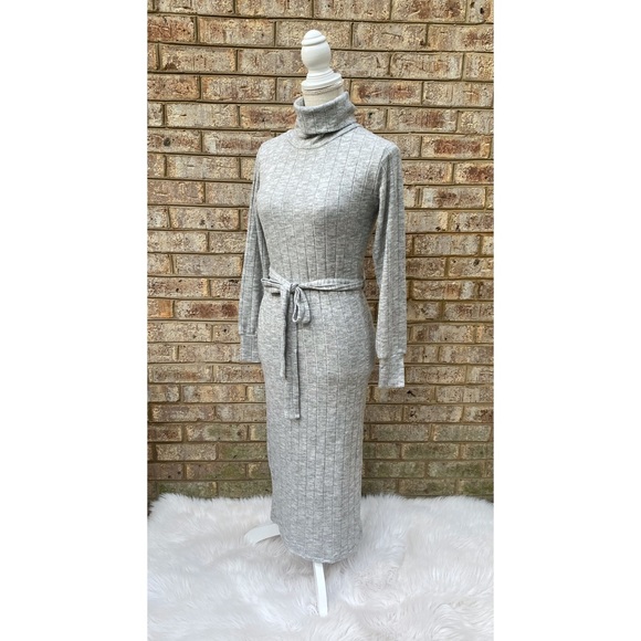 NWT Topshop Petite Turtleneck Sweater Dress - Picture 6 of 11